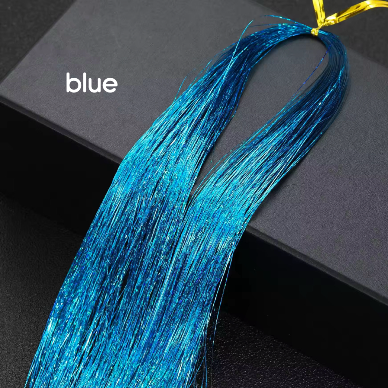 Tinsel per Capelli 120 cm – Ciocche Glitter per Braids, Boho Styles e Dreadlocks