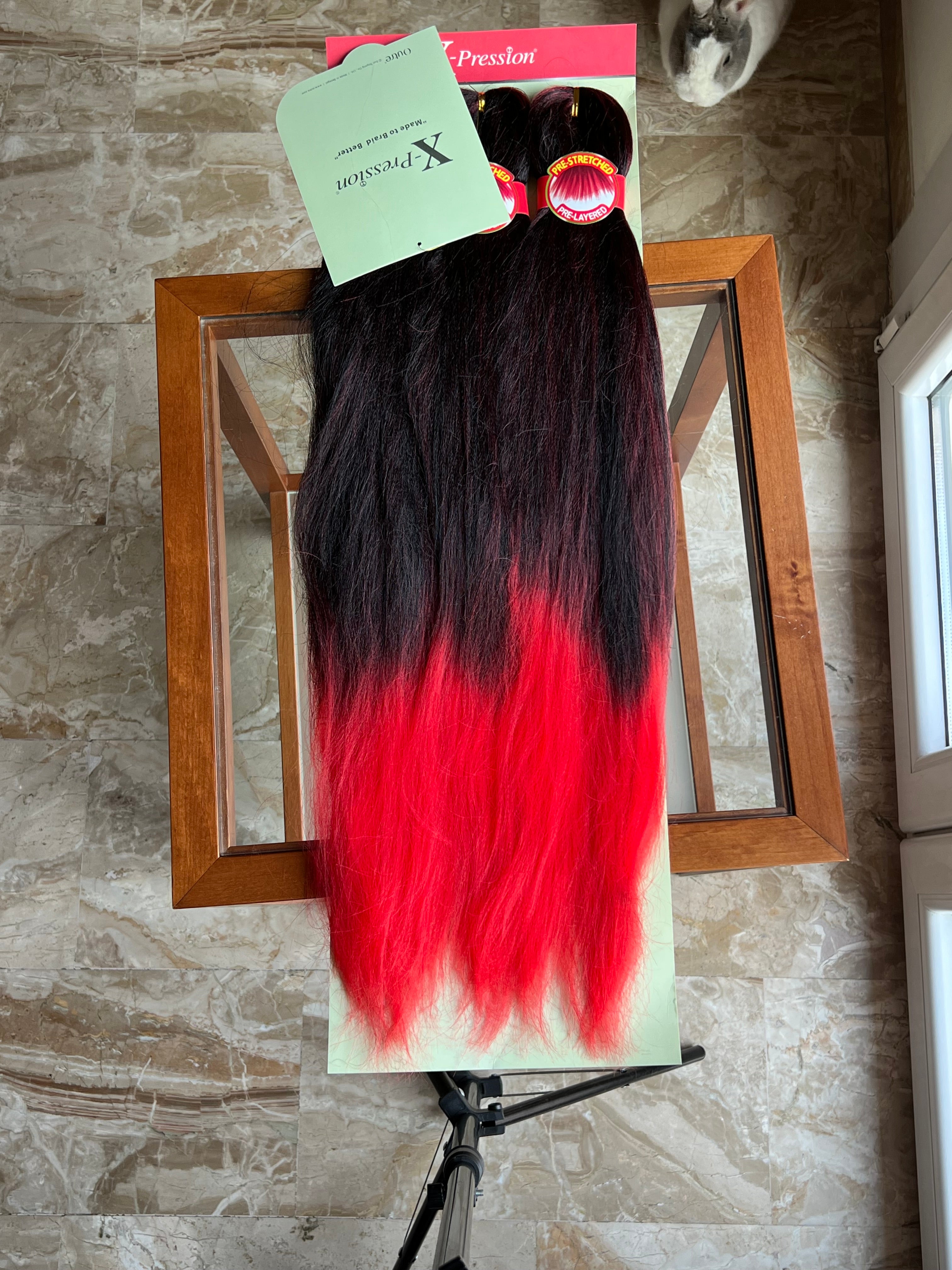 3X EZ Braid Confezione Risparmio Pre Stretched Kanekalon Hair 52” 270 g