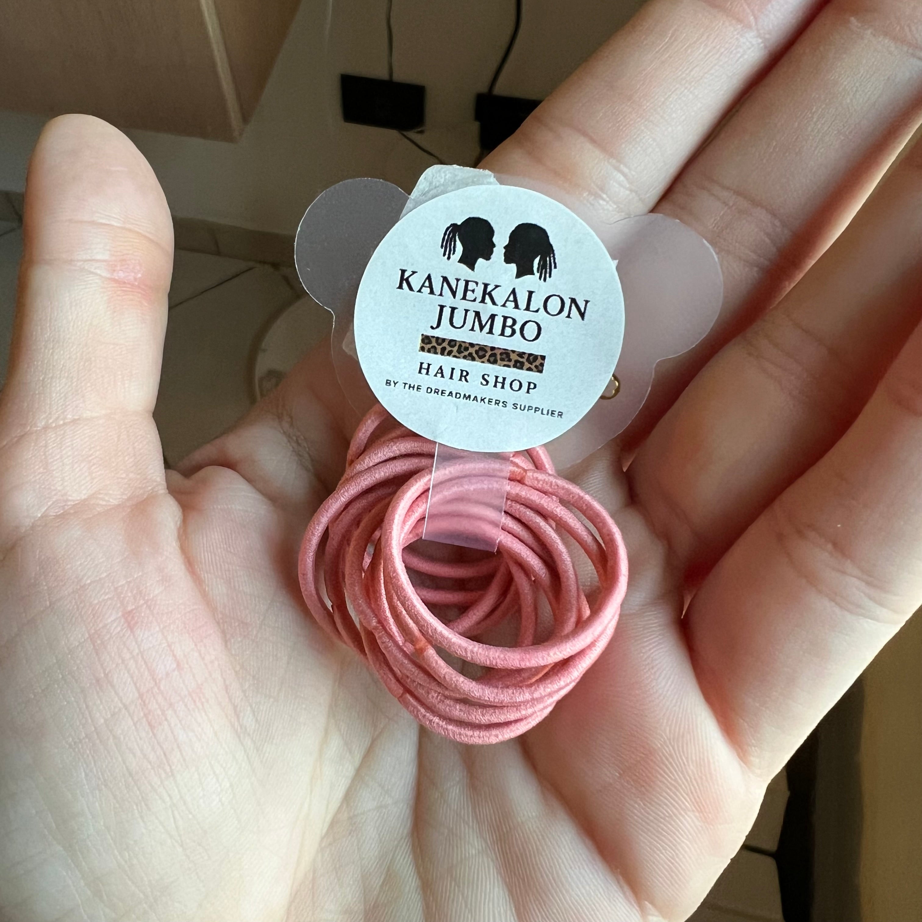 Mini Elastici Riutilizzabili per Dreadlocks e Hairstyling – 10 pz | Ø 2 mm – Uso Professionale