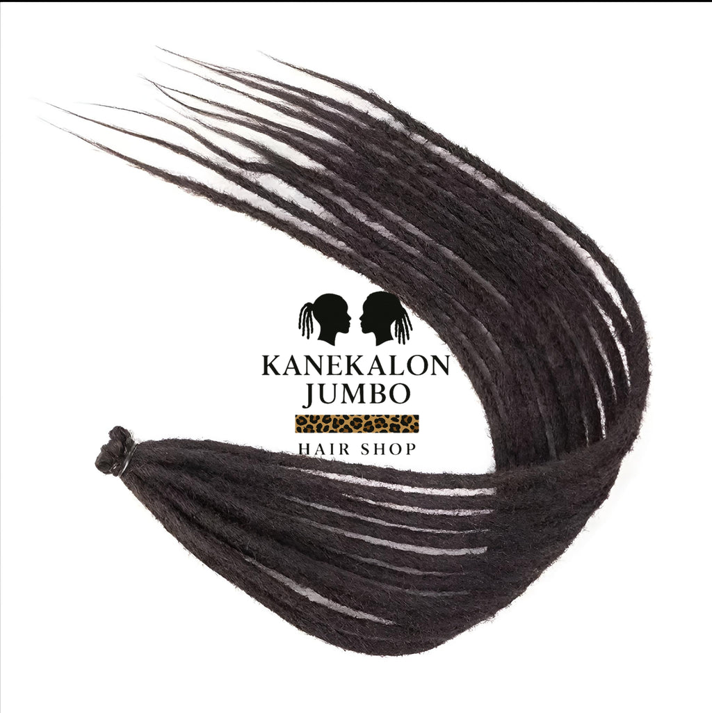10 Single Ended Dreadlocks – 60 cm