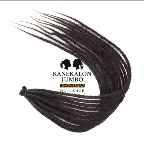 10 Single Ended Dreadlocks – 60 cm