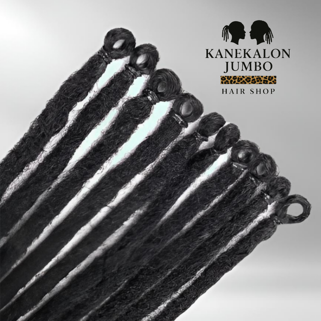 10 Single Ended Dreadlocks – 60 cm