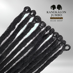 10 Single Ended Dreadlocks – 60 cm