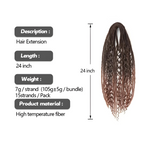 Boho Dreadlocks – Double Ended | 24inch (60cm)