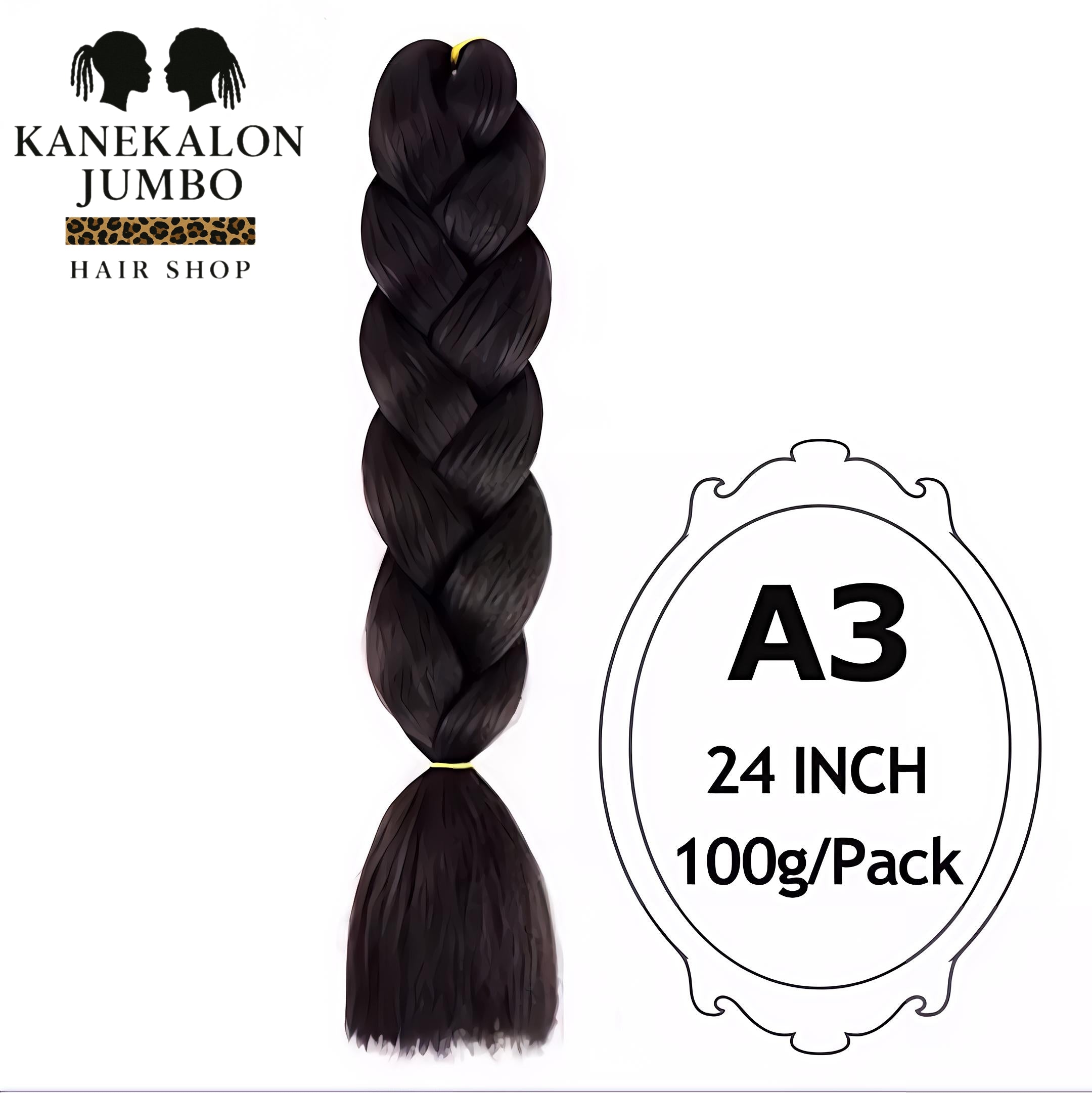 Coarse Jumbo Hair | 100 g | 60 cm | Fibra Ad Alta Temperatura