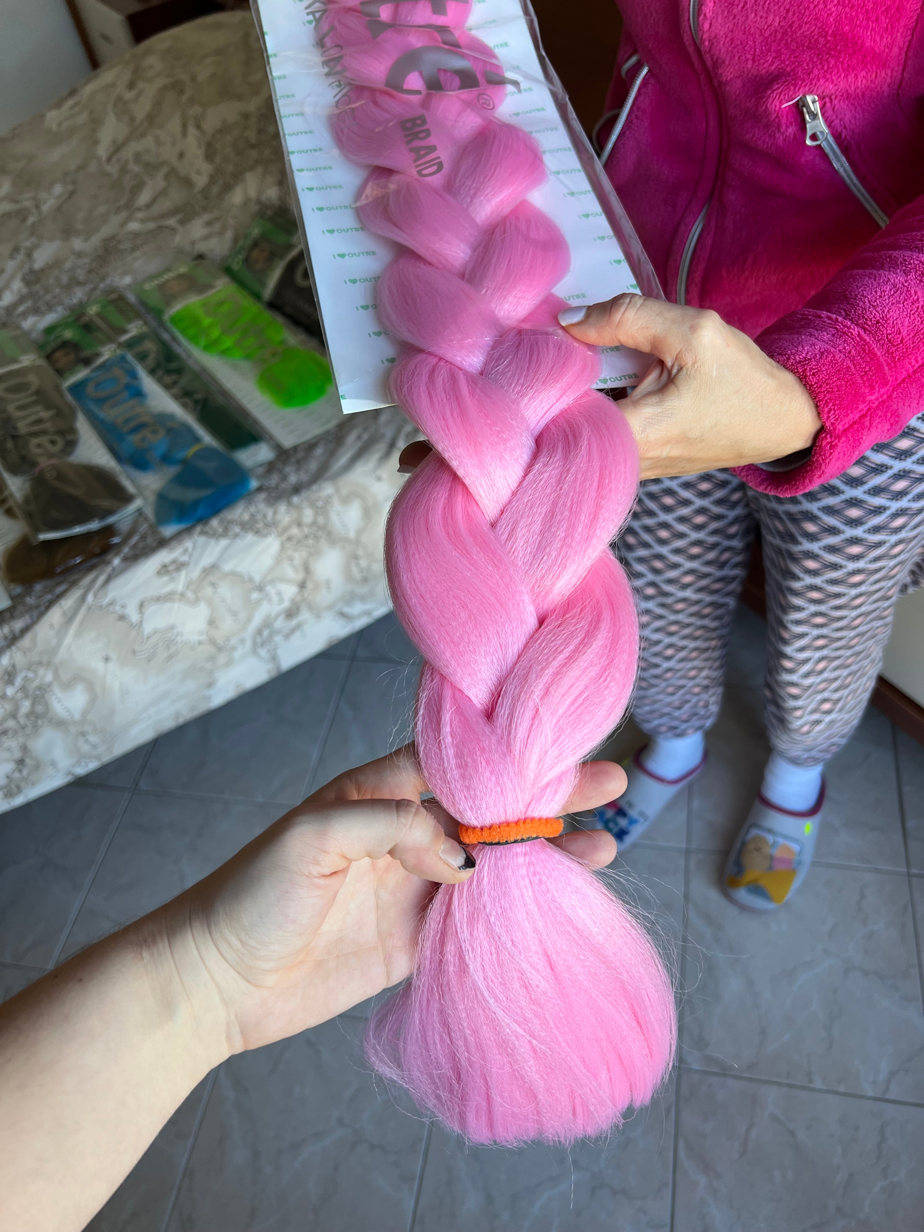 OUTRE ULTRA BRAID 165 g 82" | Fibra Kanekalon Low Temperature – Hot Water Setting