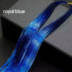 Hair Tinsel 120 cm – Glitter Strands for Braids, Boho Styles and Dreadlocks