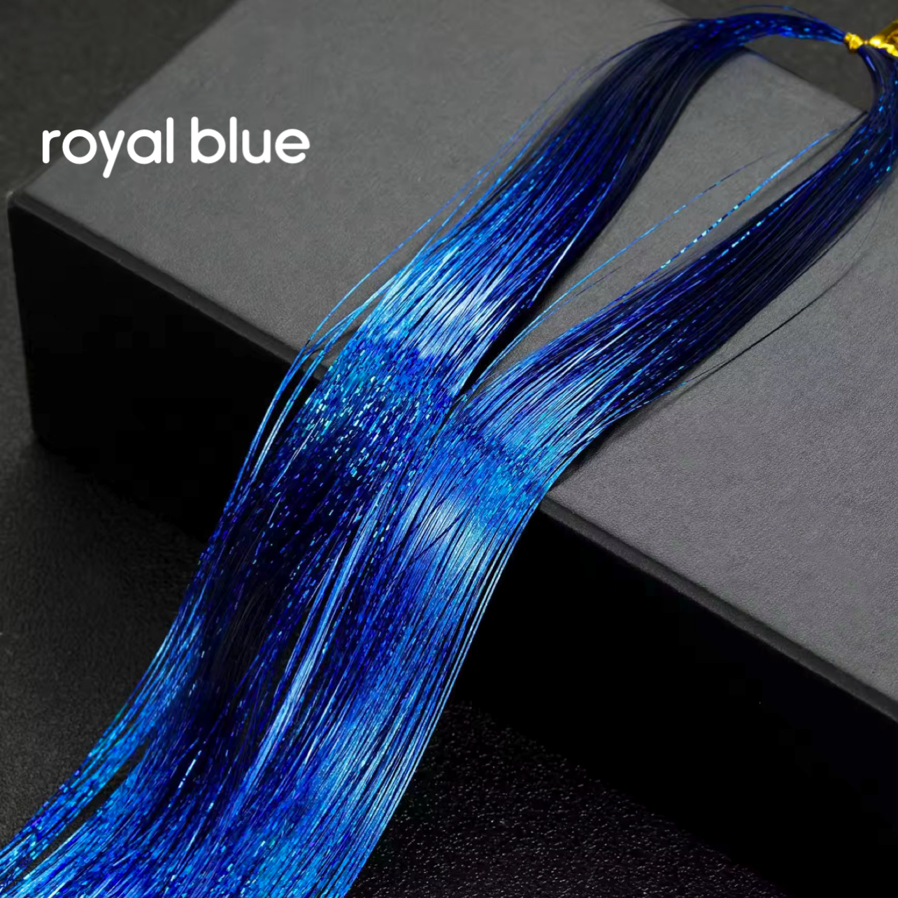 Tinsel per Capelli 120 cm – Ciocche Glitter per Braids, Boho Styles e Dreadlocks