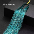 Hair Tinsel 120 cm – Glitter Strands for Braids, Boho Styles and Dreadlocks