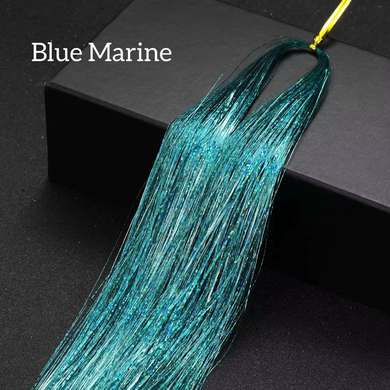 Tinsel per Capelli 120 cm – Ciocche Glitter per Braids, Boho Styles e Dreadlocks