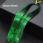 Hair Tinsel 120 cm – Glitter Strands for Braids, Boho Styles and Dreadlocks