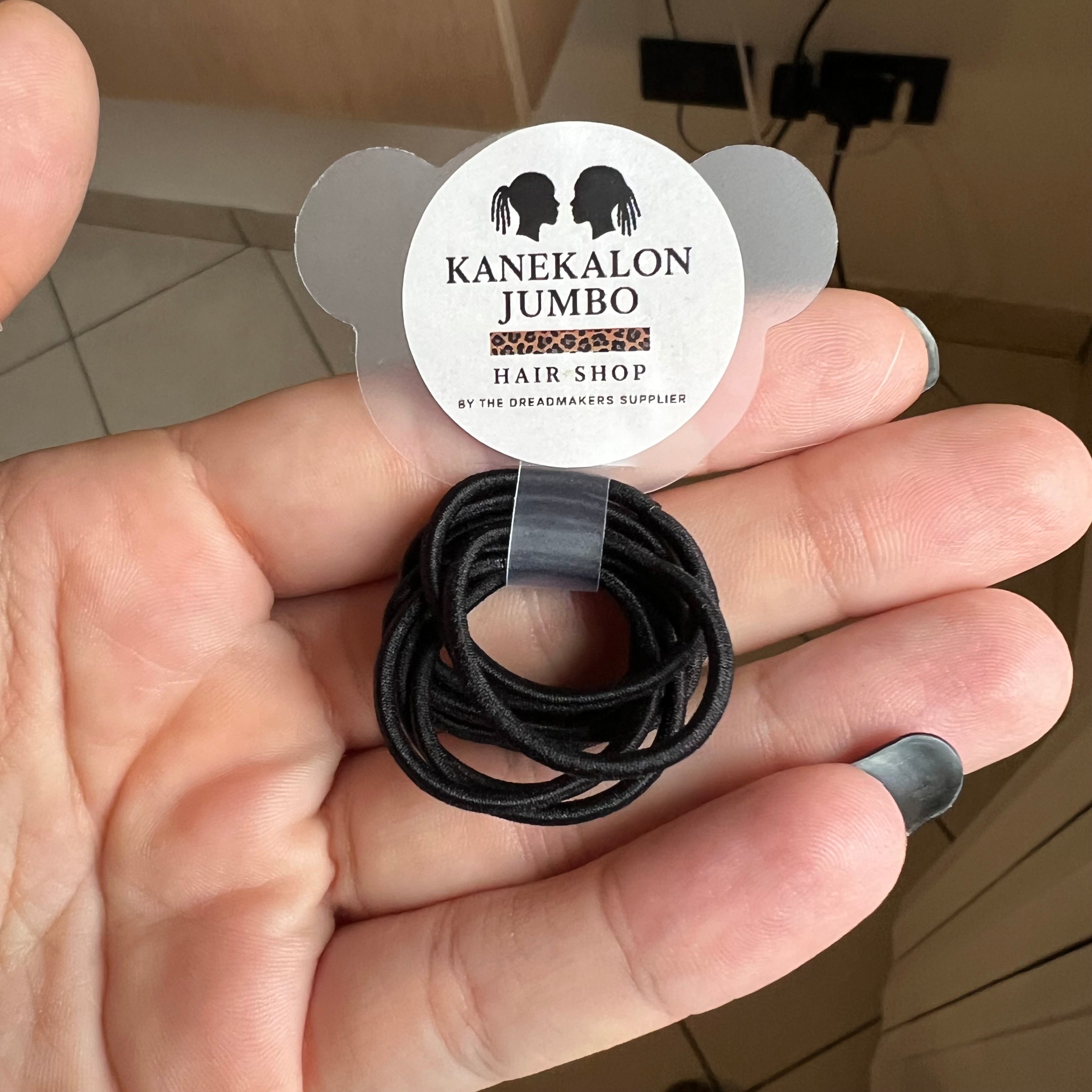 Mini Reusable Elastics for Dreadlocks and Hairstyling – 10 pcs | Ø 2 mm – Professional Use