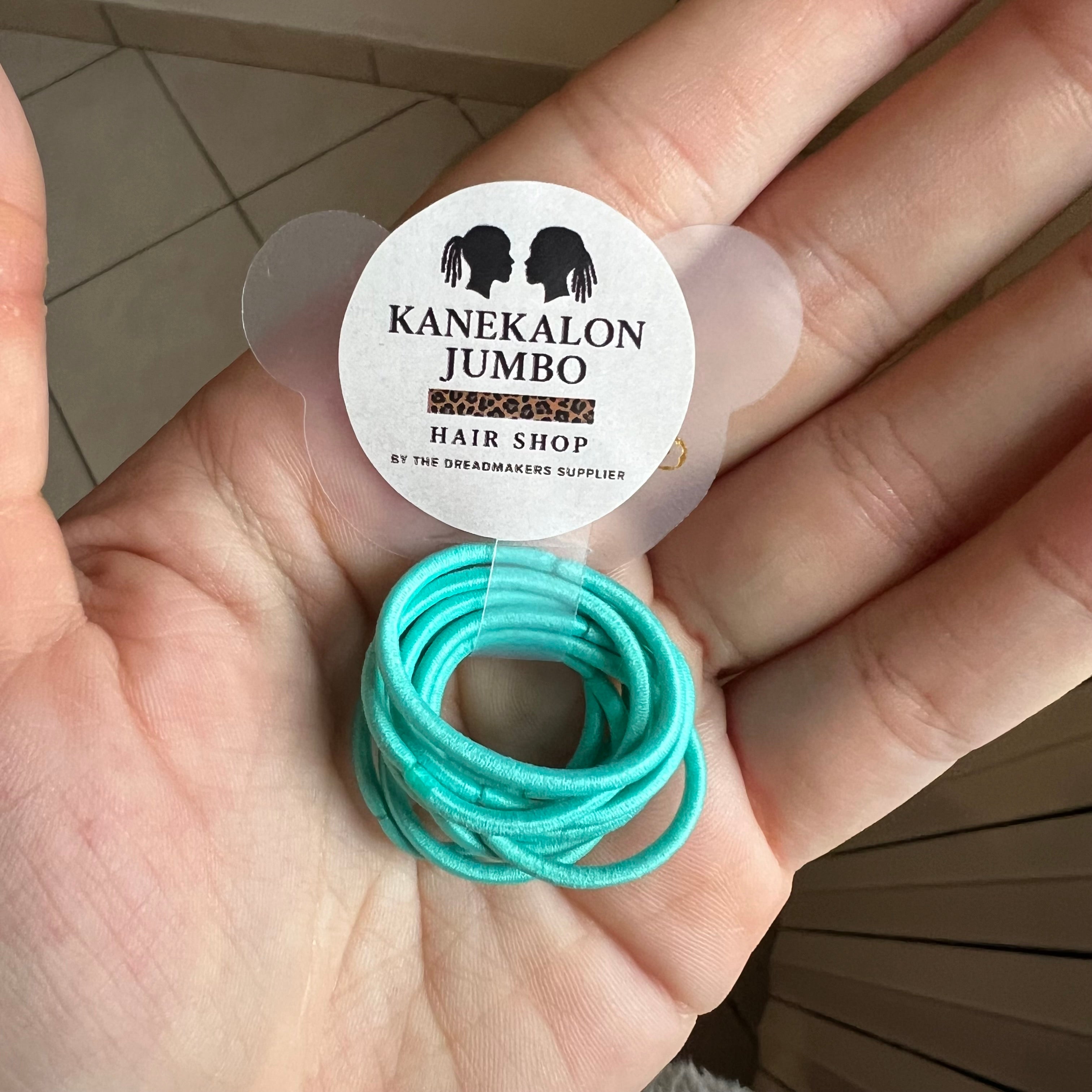 Mini Elastici Riutilizzabili per Dreadlocks e Hairstyling – 10 pz | Ø 2 mm – Uso Professionale