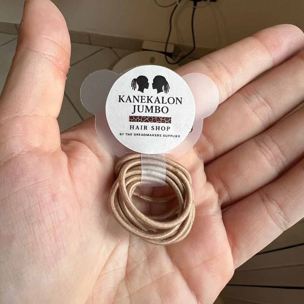 Mini Reusable Elastics for Dreadlocks and Hairstyling – 10 pcs | Ø 2 mm – Professional Use