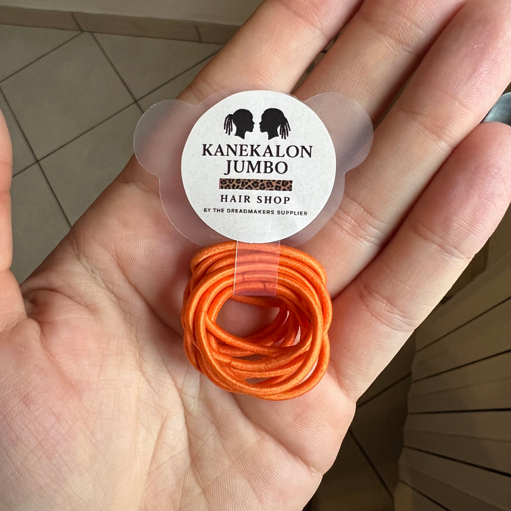 Mini Reusable Elastics for Dreadlocks and Hairstyling – 10 pcs | Ø 2 mm – Professional Use