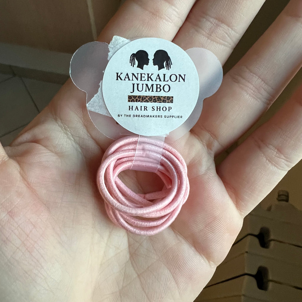 Mini Reusable Elastics for Dreadlocks and Hairstyling – 10 pcs | Ø 2 mm – Professional Use