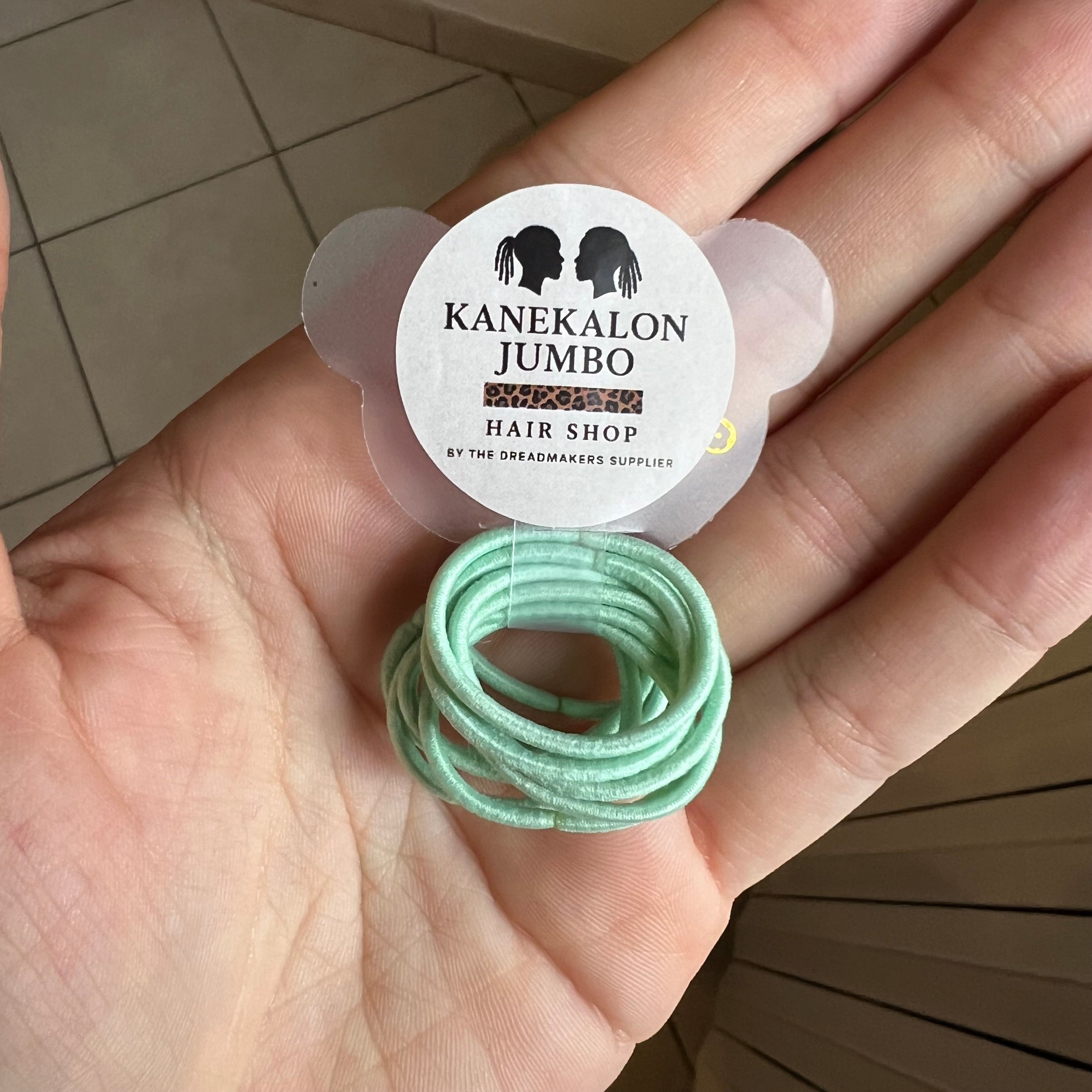 Mini Elastici Riutilizzabili per Dreadlocks e Hairstyling – 10 pz | Ø 2 mm – Uso Professionale