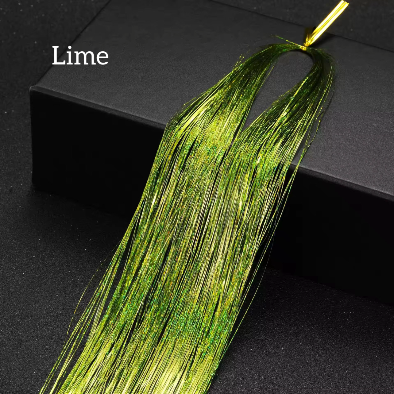 Tinsel per Capelli 120 cm – Ciocche Glitter per Braids, Boho Styles e Dreadlocks