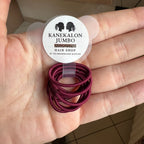 Mini Reusable Elastics for Dreadlocks and Hairstyling – 10 pcs | Ø 2 mm – Professional Use