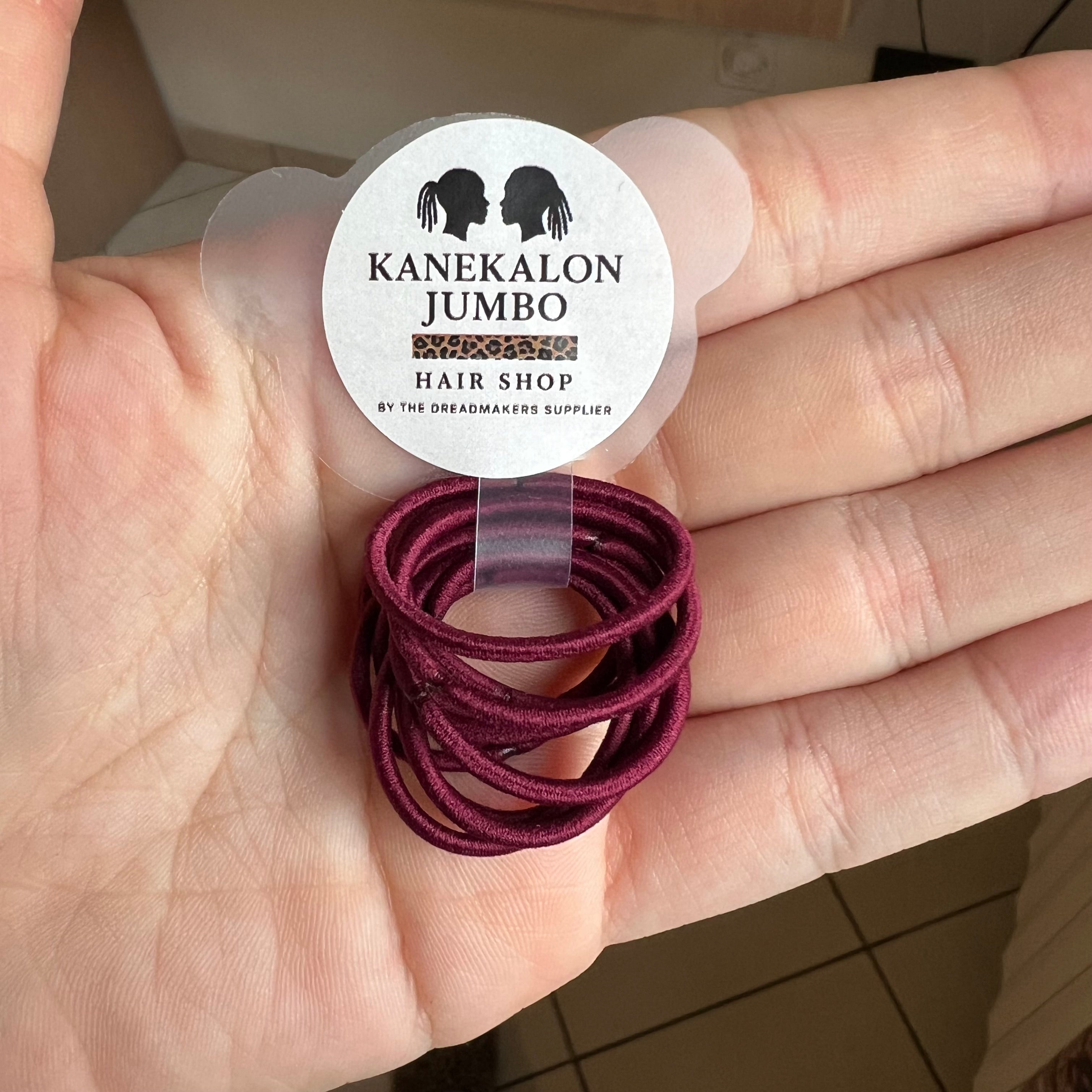 Mini Reusable Elastics for Dreadlocks and Hairstyling – 10 pcs | Ø 2 mm – Professional Use