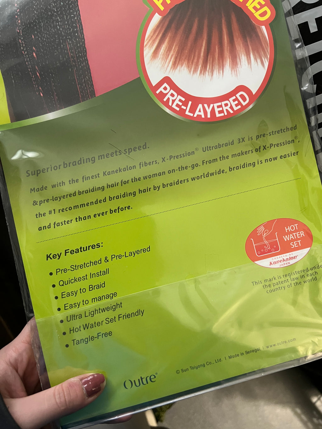 3X EZ Braid Confezione Risparmio Pre Stretched Kanekalon Hair 52” 270 g