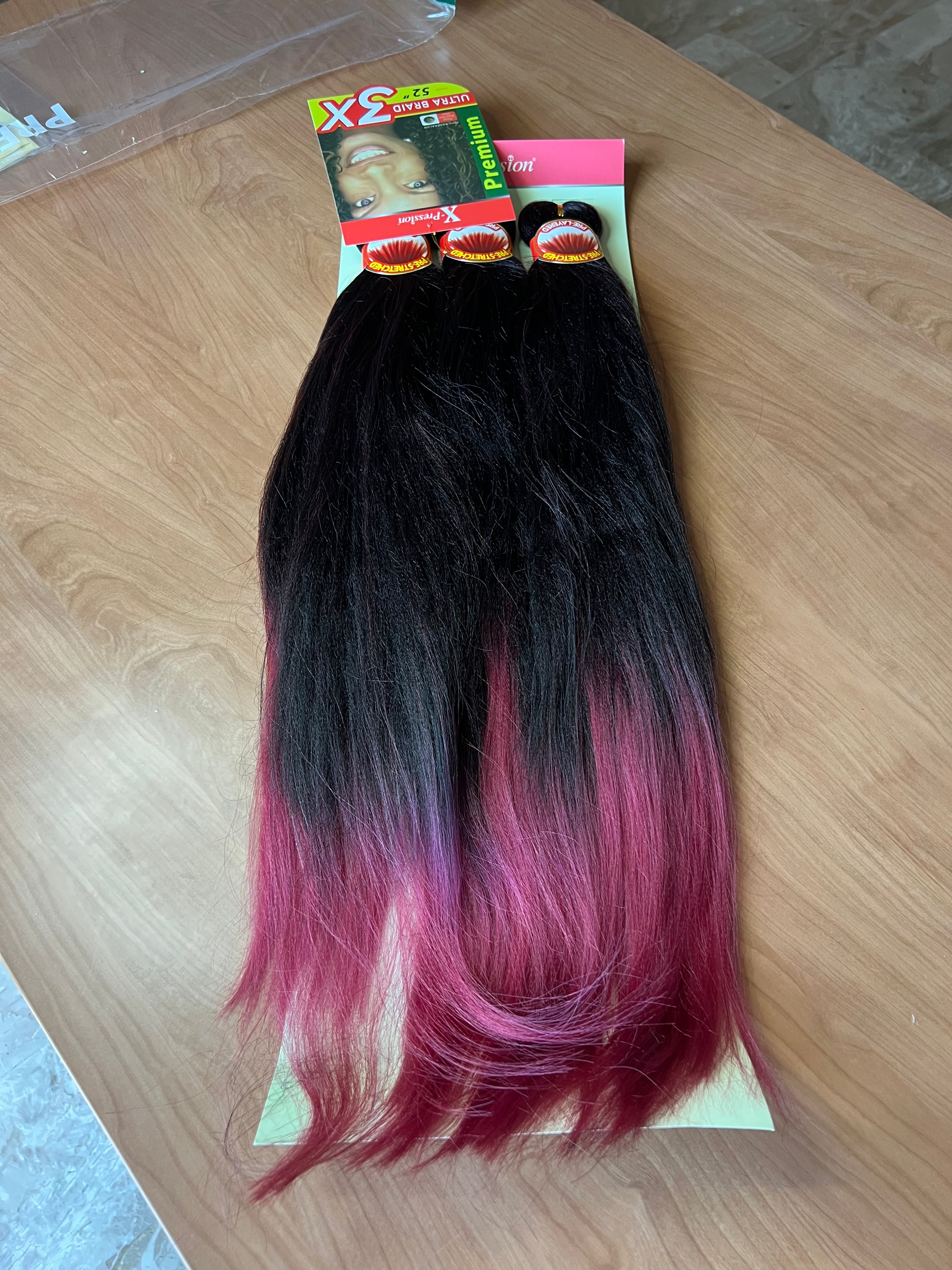 3X EZ Braid Confezione Risparmio Pre Stretched Kanekalon Hair 52” 270 g