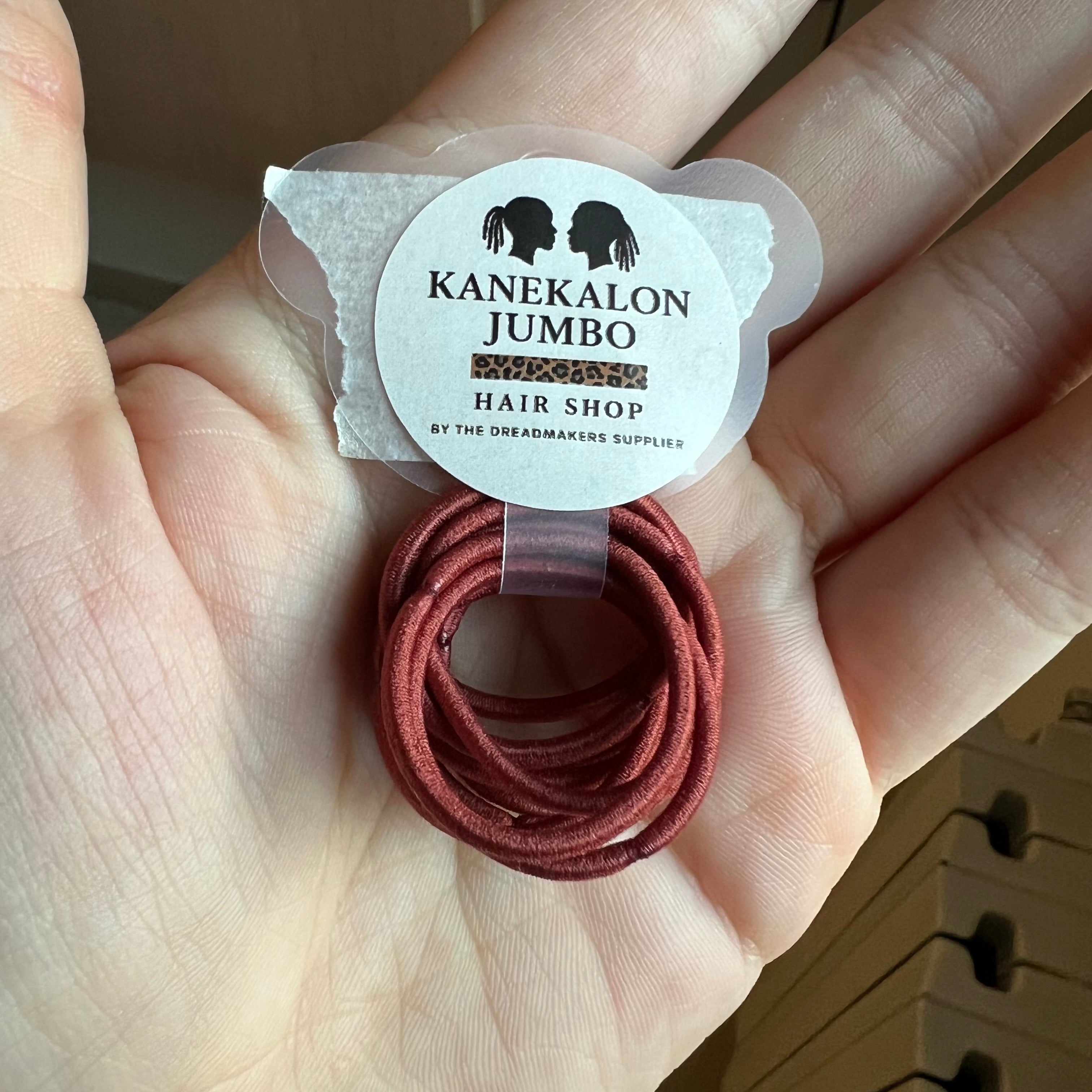 Mini Elastici Riutilizzabili per Dreadlocks e Hairstyling – 10 pz | Ø 2 mm – Uso Professionale