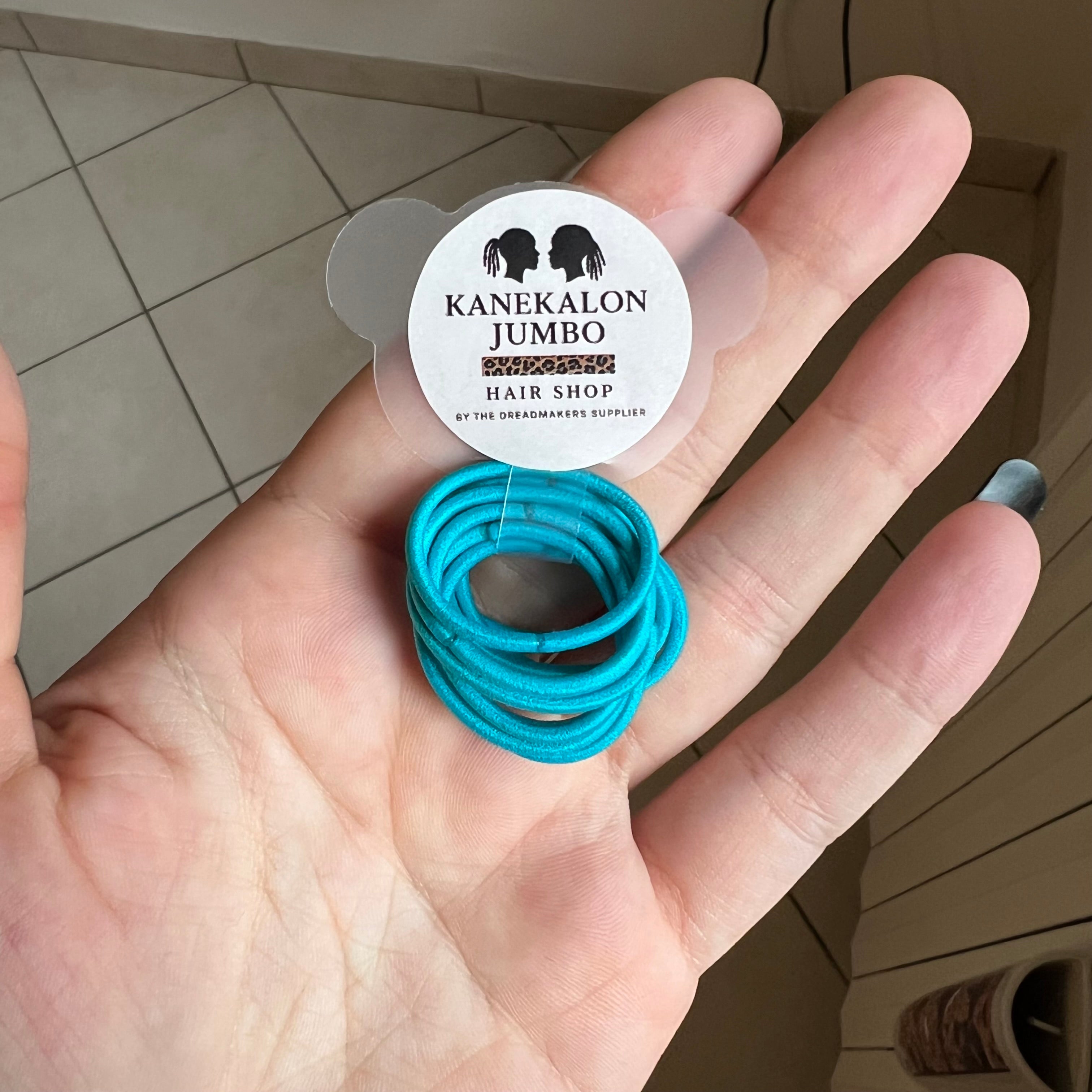 Mini Elastici Riutilizzabili per Dreadlocks e Hairstyling – 10 pz | Ø 2 mm – Uso Professionale