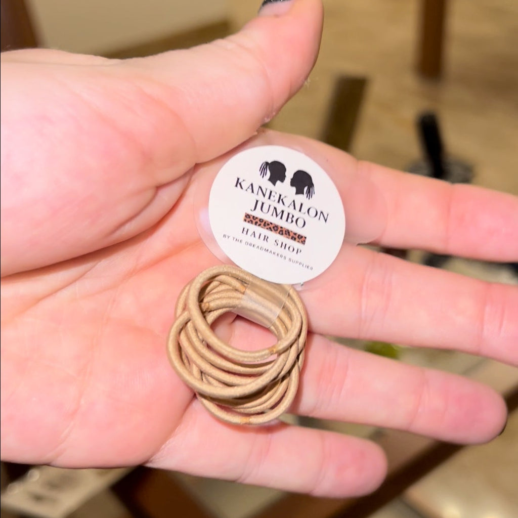 Mini Reusable Elastics for Dreadlocks and Hairstyling – 10 pcs | Ø 2 mm – Professional Use