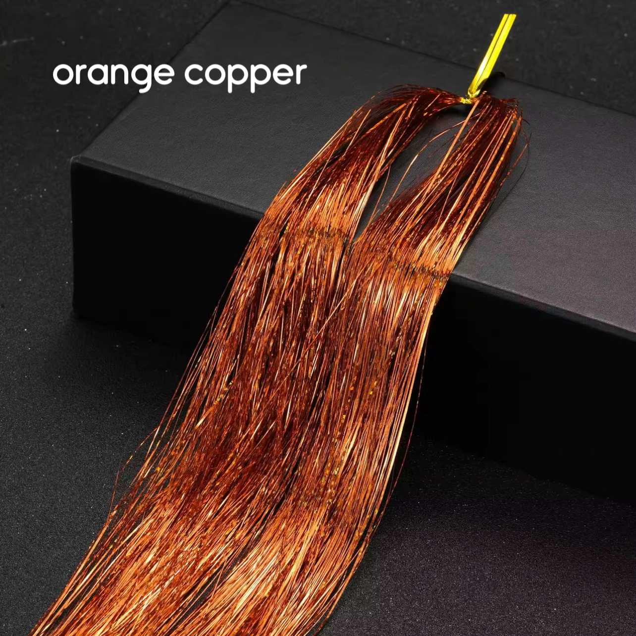 Tinsel per Capelli 120 cm – Ciocche Glitter per Braids, Boho Styles e Dreadlocks