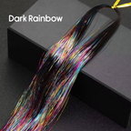 Hair Tinsel 120 cm – Glitter Strands for Braids, Boho Styles and Dreadlocks