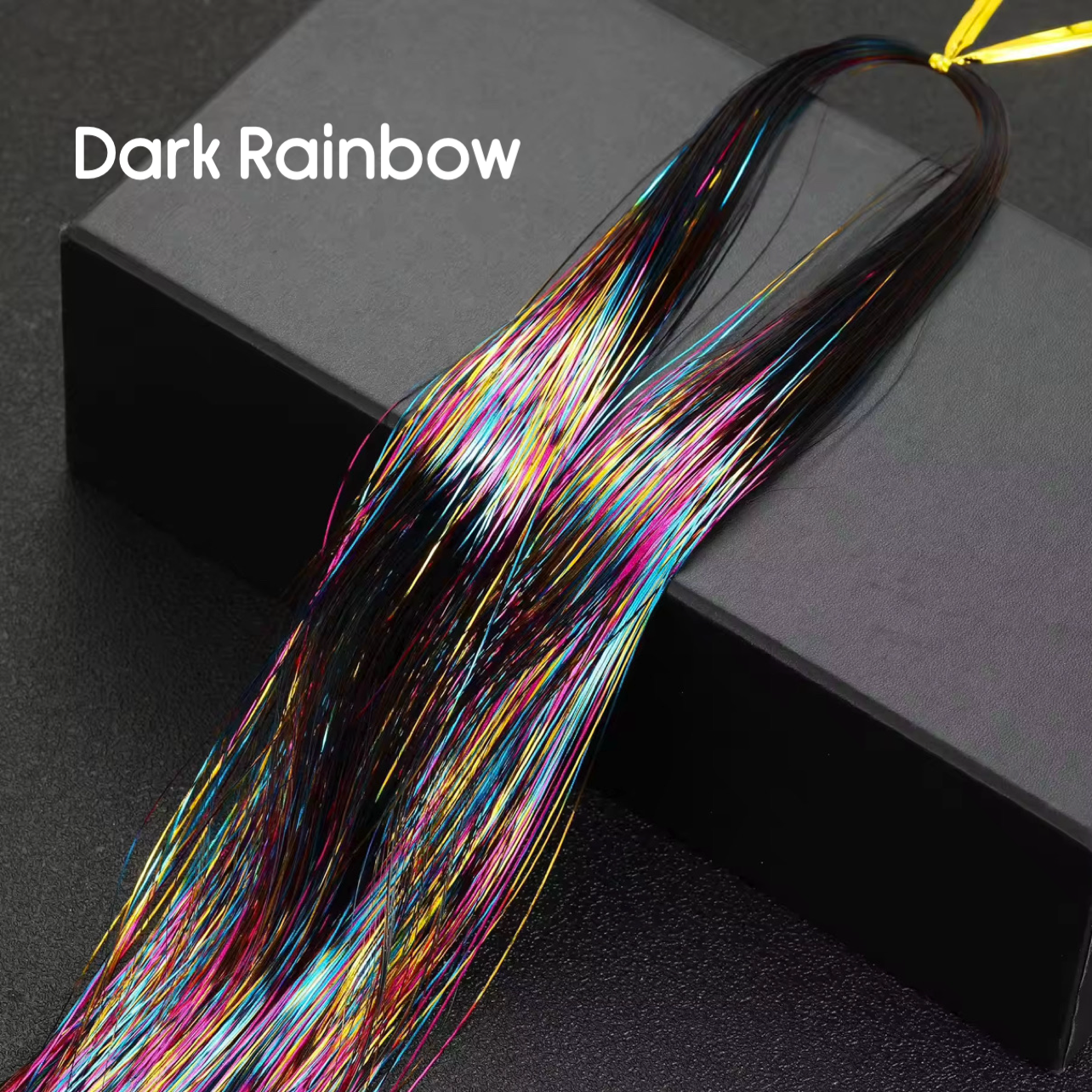 Tinsel per Capelli 120 cm – Ciocche Glitter per Braids, Boho Styles e Dreadlocks