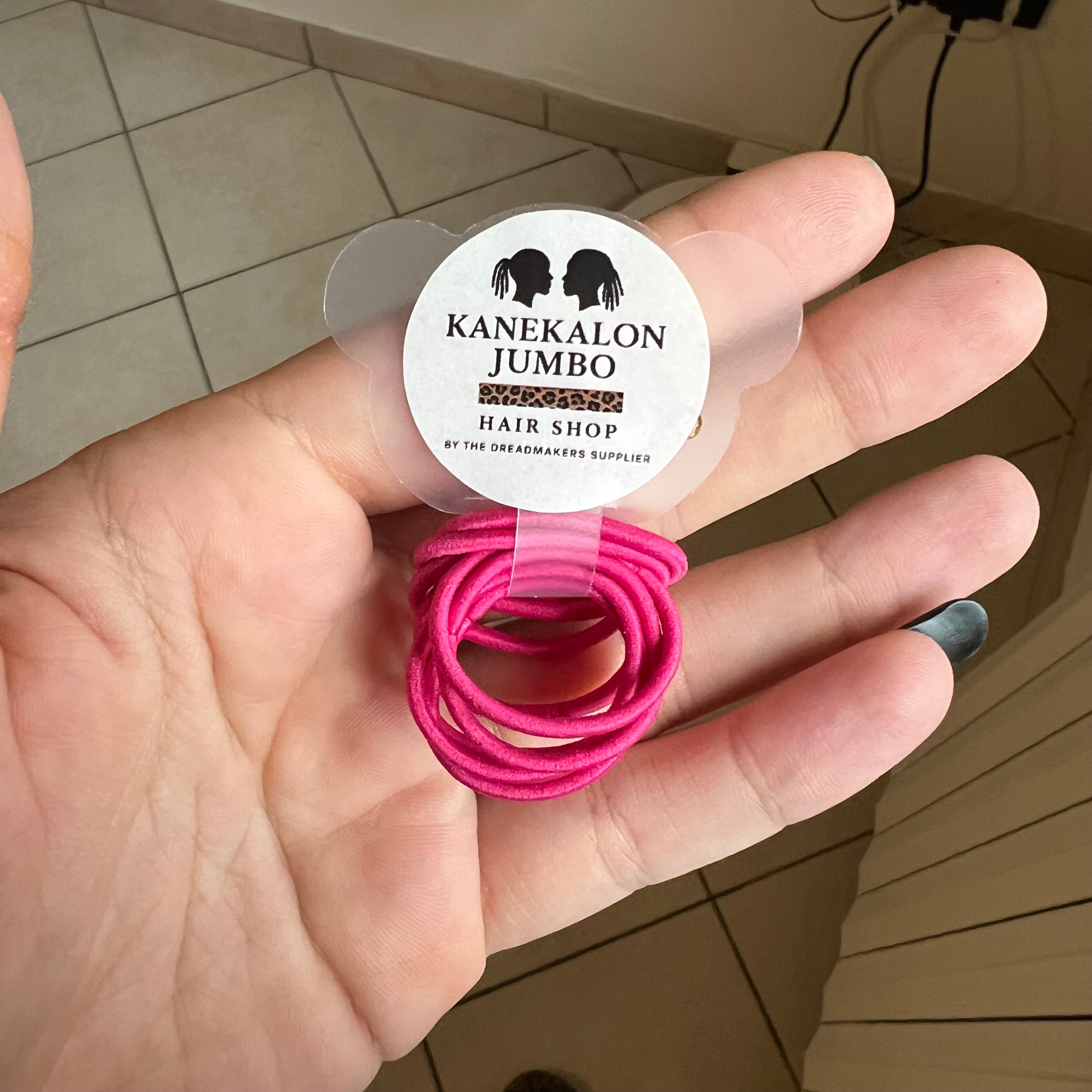Mini Elastici Riutilizzabili per Dreadlocks e Hairstyling – 10 pz | Ø 2 mm – Uso Professionale