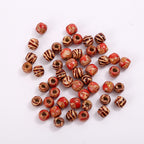 🌿 Wooden Beads – Box of approx. 35 pieces