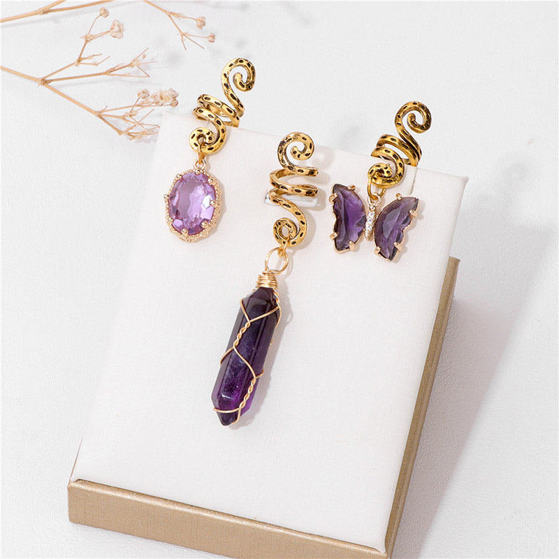 💎 Set of 3 Natural Stone Charms