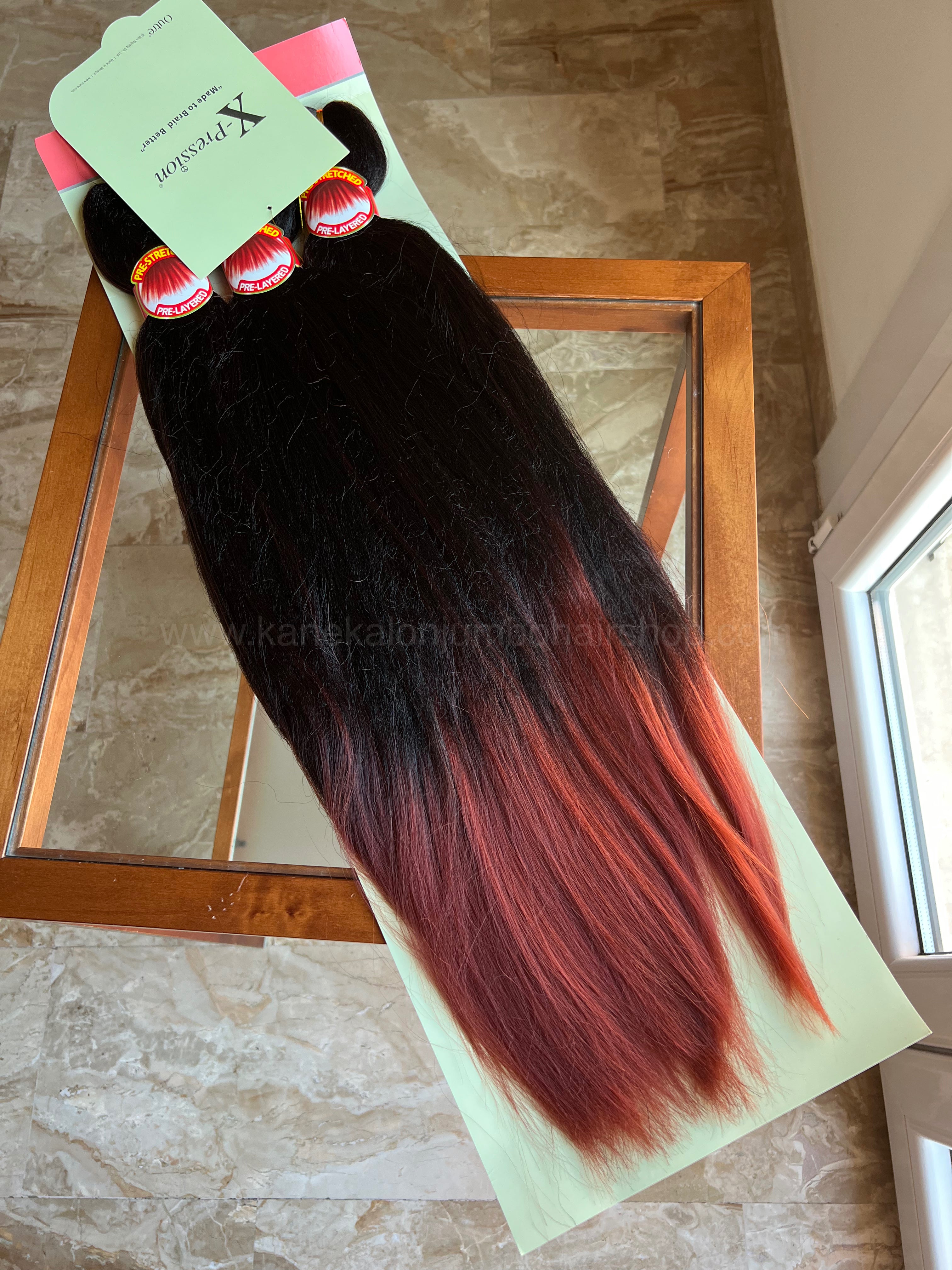 3X EZ Braid Confezione Risparmio Pre Stretched Kanekalon Hair 52” 270 g