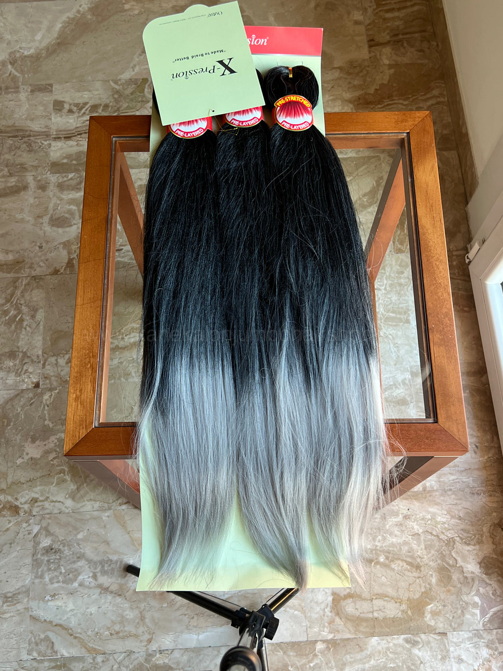 3X EZ Braid Confezione Risparmio Pre Stretched Kanekalon Hair 52” 270 g