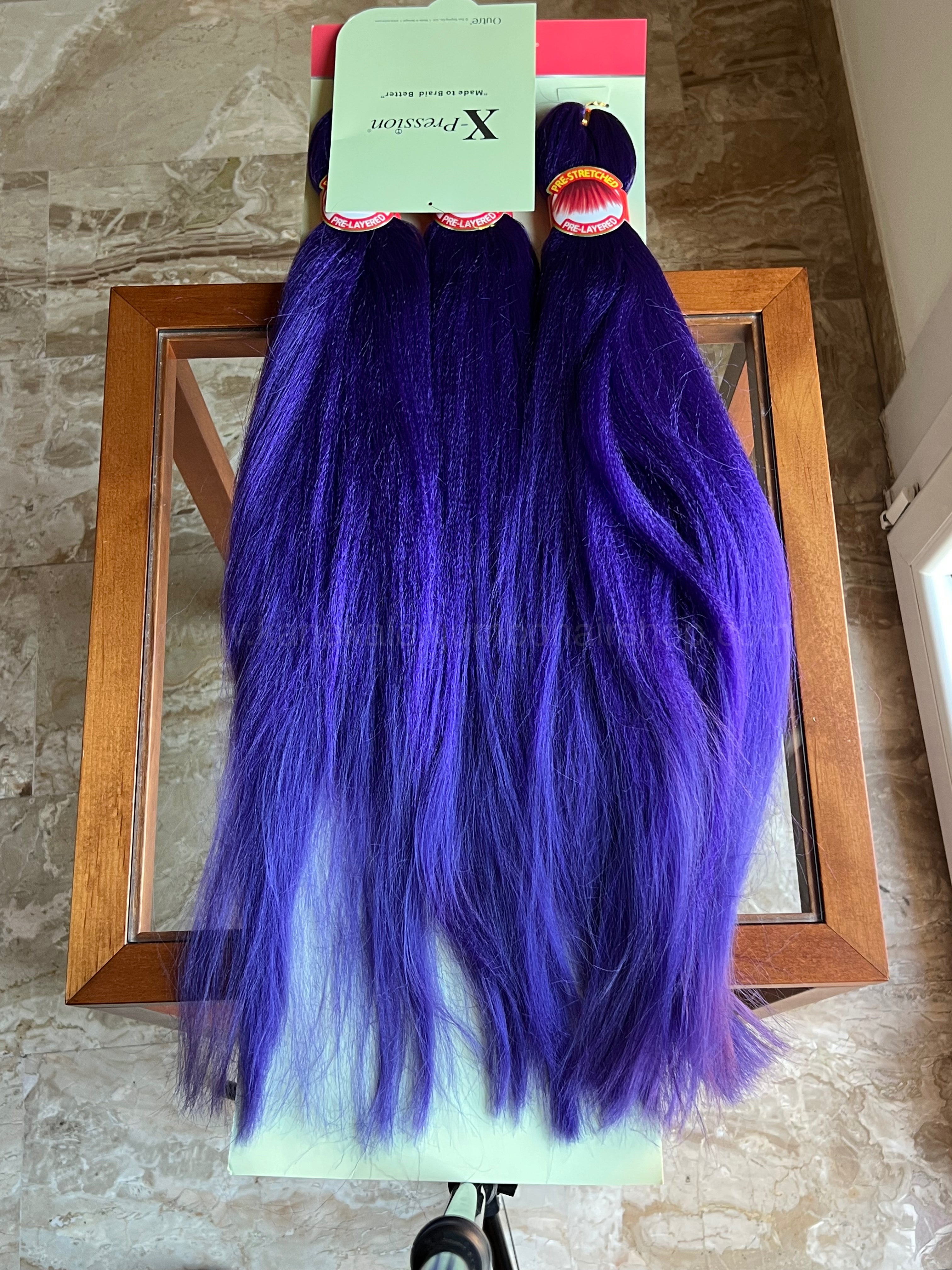 3X EZ Braid Confezione Risparmio Pre Stretched Kanekalon Hair 52” 270 g