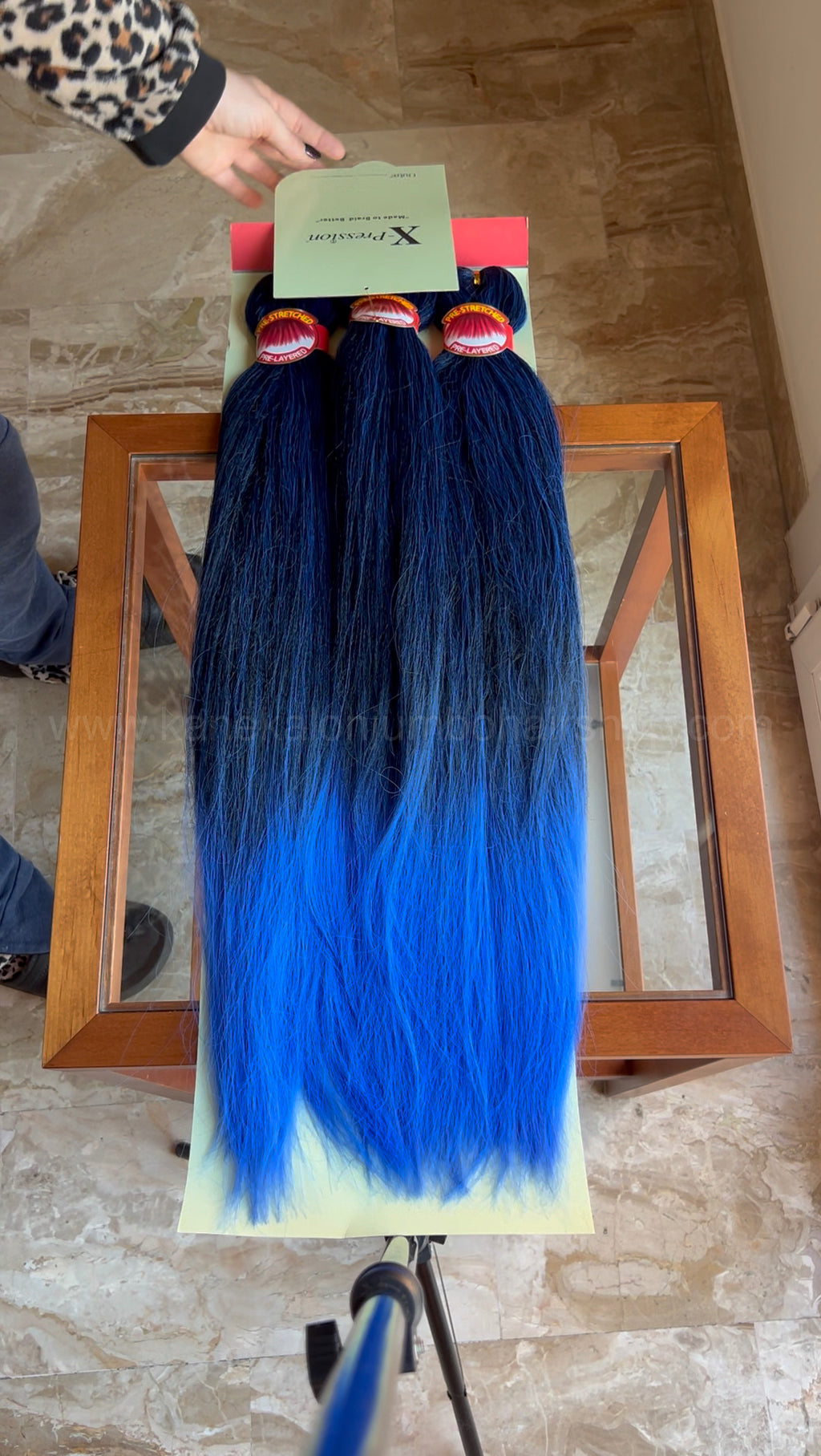 3X EZ Braid Confezione Risparmio Pre Stretched Kanekalon Hair 52” 270 g