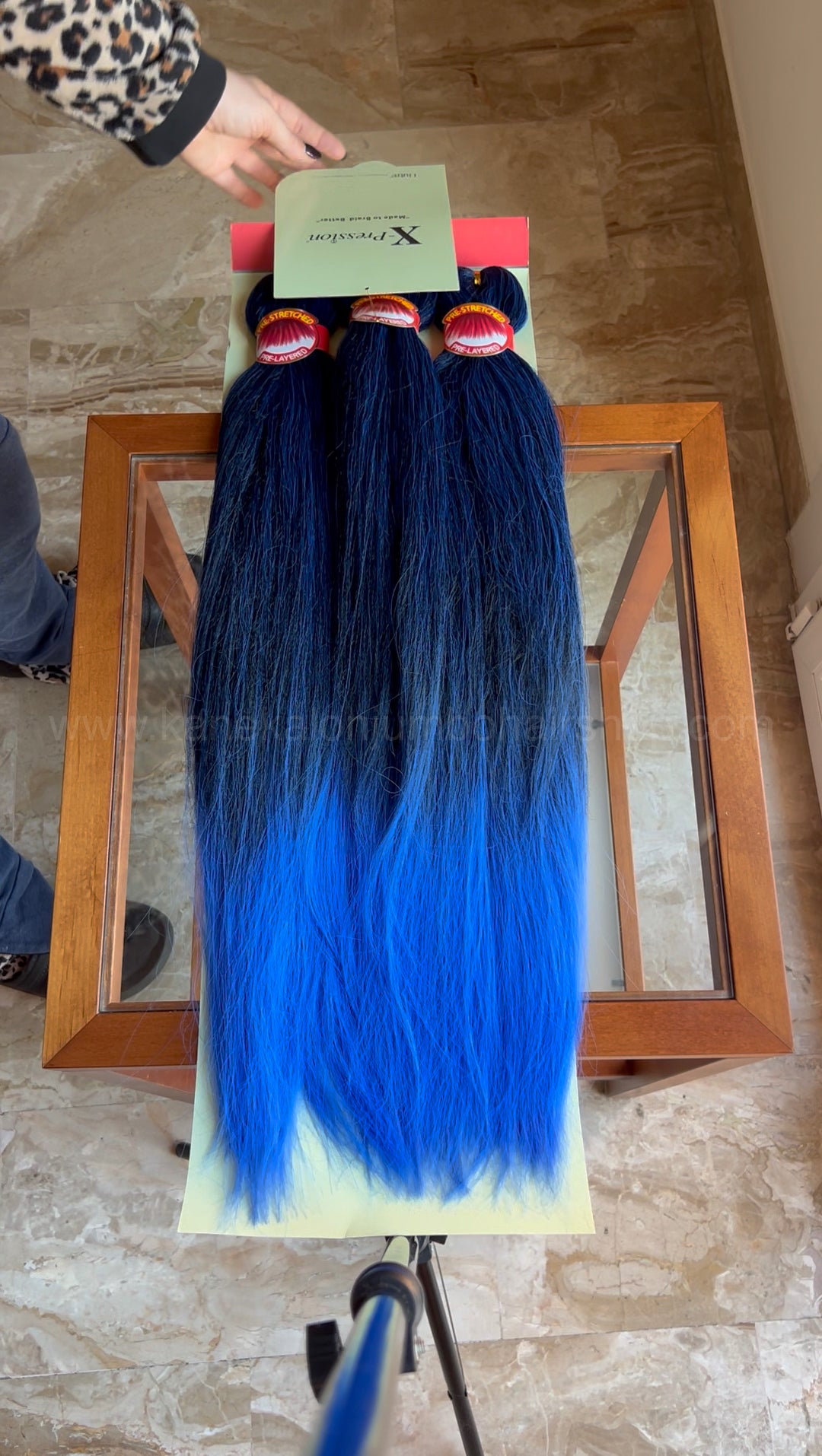 3X EZ Braid Confezione Risparmio Pre Stretched Kanekalon Hair 52” 270 g