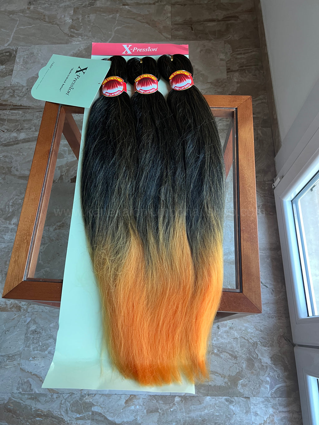 3X EZ Braid Confezione Risparmio Pre Stretched Kanekalon Hair 52” 270 g