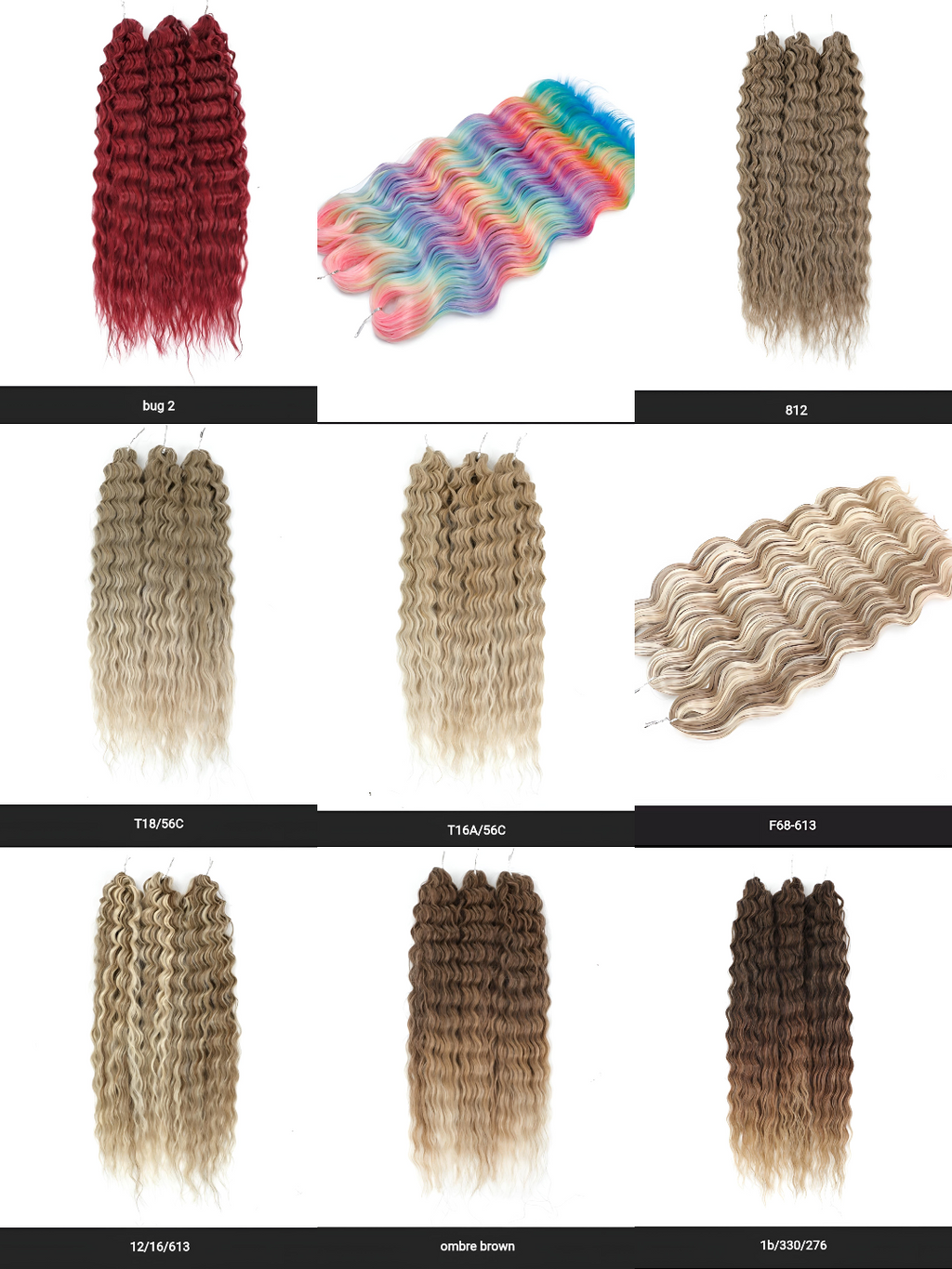 Ariel Hair | Henlon Hair per Crochet Dreads o Boho Braids | 300 gr | 55 cm