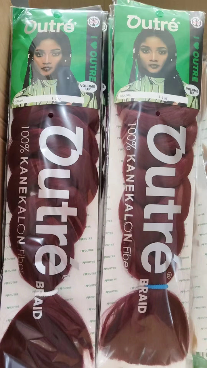 OUTRE ULTRA BRAID 165 g 82" | Fibra Kanekalon Low Temperature – Hot Water Setting