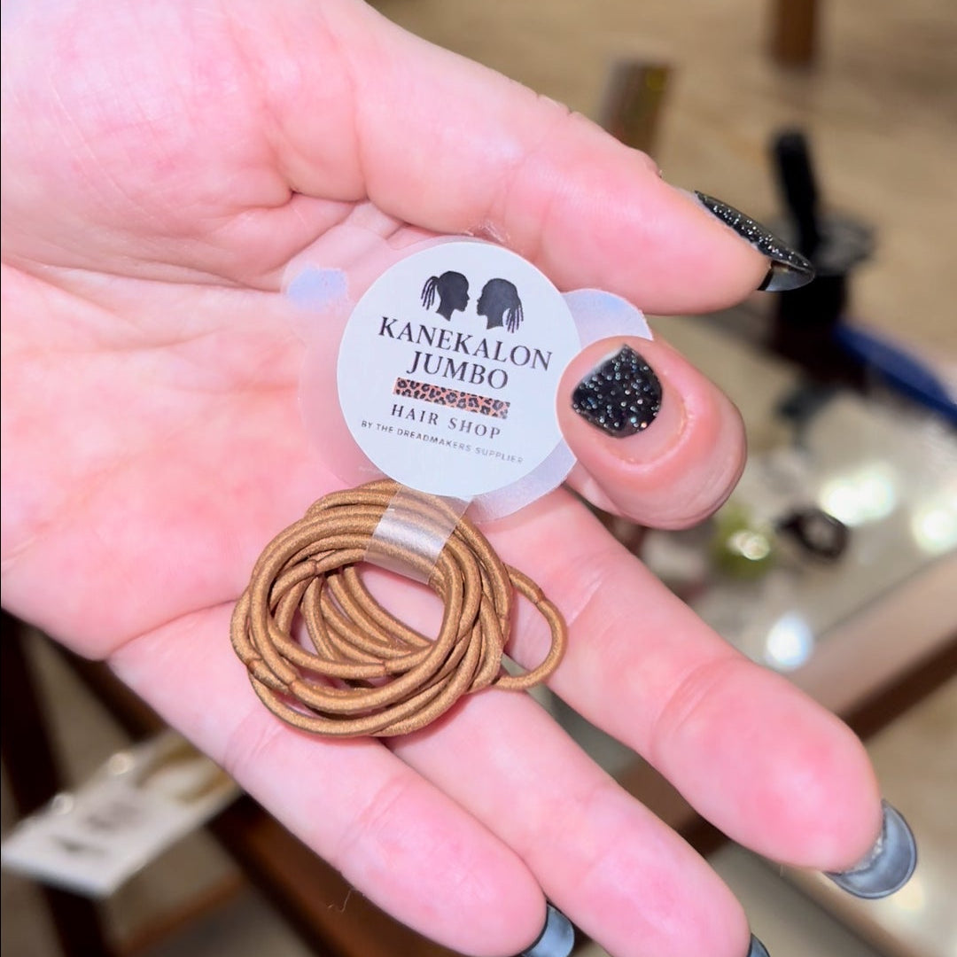 Mini Reusable Elastics for Dreadlocks and Hairstyling – 10 pcs | Ø 2 mm – Professional Use