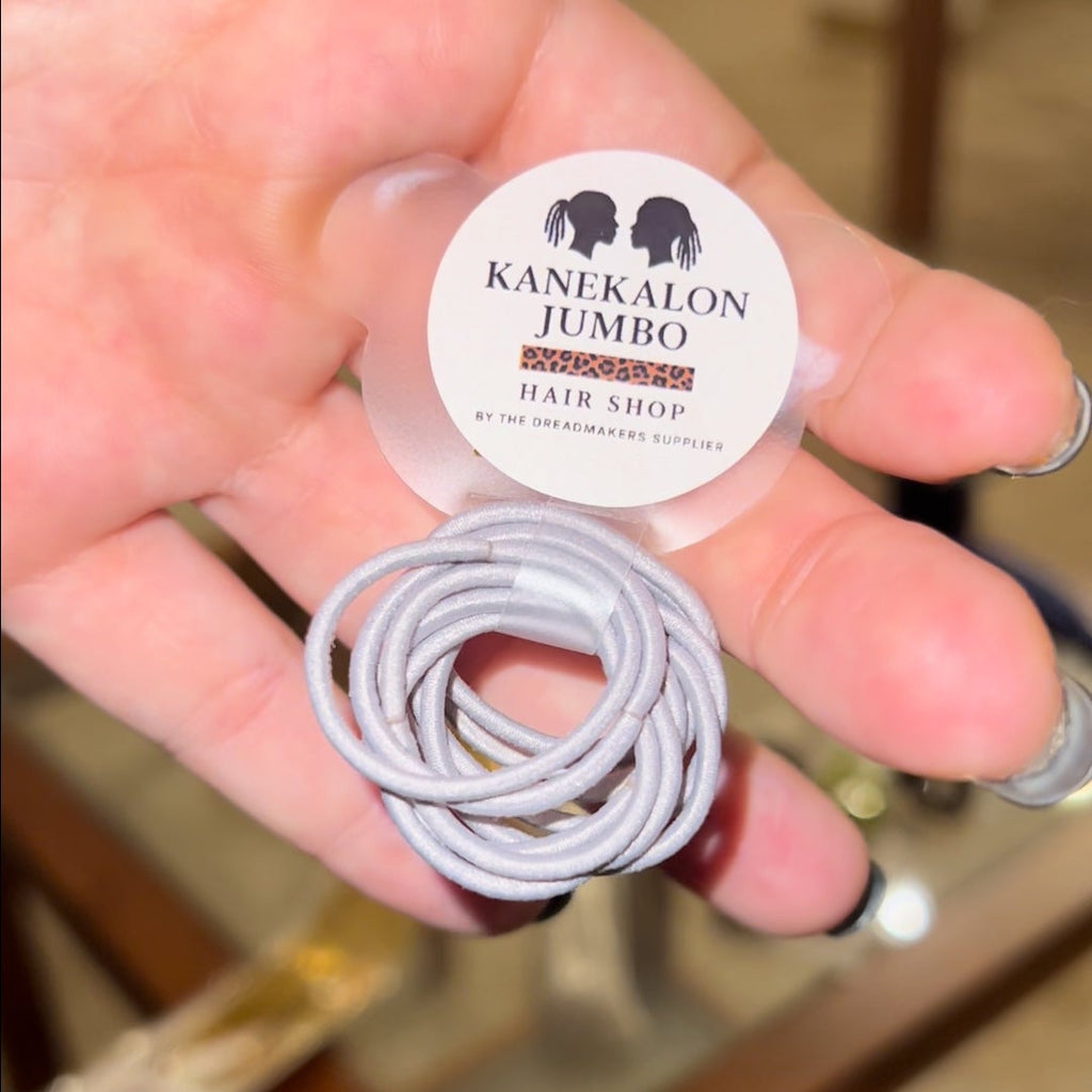 Mini Reusable Elastics for Dreadlocks and Hairstyling – 10 pcs | Ø 2 mm – Professional Use