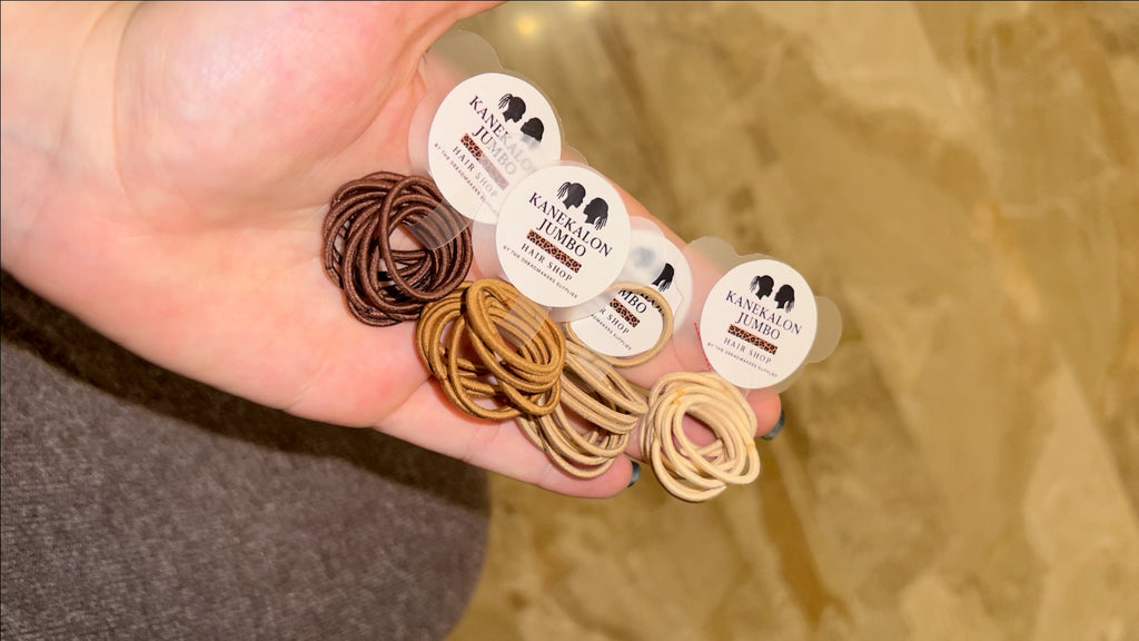 Mini Reusable Elastics for Dreadlocks and Hairstyling – 10 pcs | Ø 2 mm – Professional Use