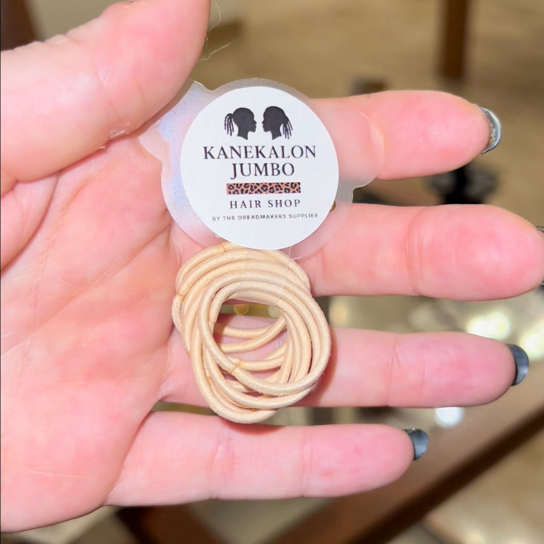 Mini Reusable Elastics for Dreadlocks and Hairstyling – 10 pcs | Ø 2 mm – Professional Use