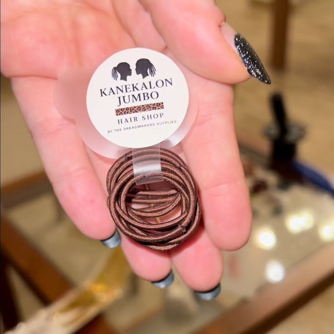 Mini Reusable Elastics for Dreadlocks and Hairstyling – 10 pcs | Ø 2 mm – Professional Use