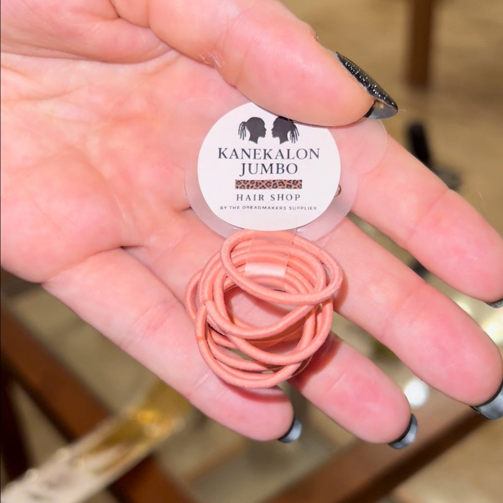 Mini Reusable Elastics for Dreadlocks and Hairstyling – 10 pcs | Ø 2 mm – Professional Use