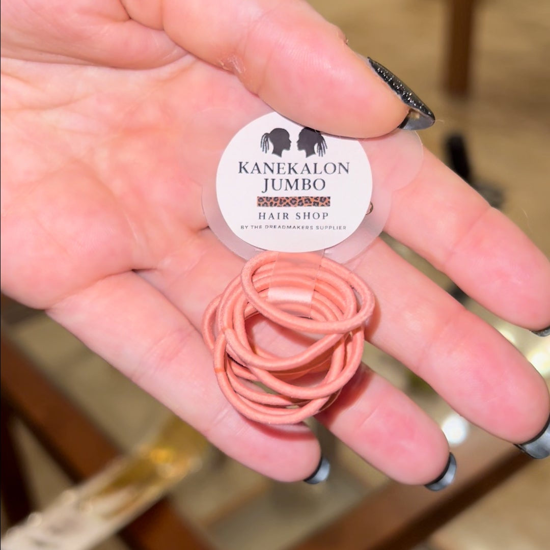 Mini Reusable Elastics for Dreadlocks and Hairstyling – 10 pcs | Ø 2 mm – Professional Use